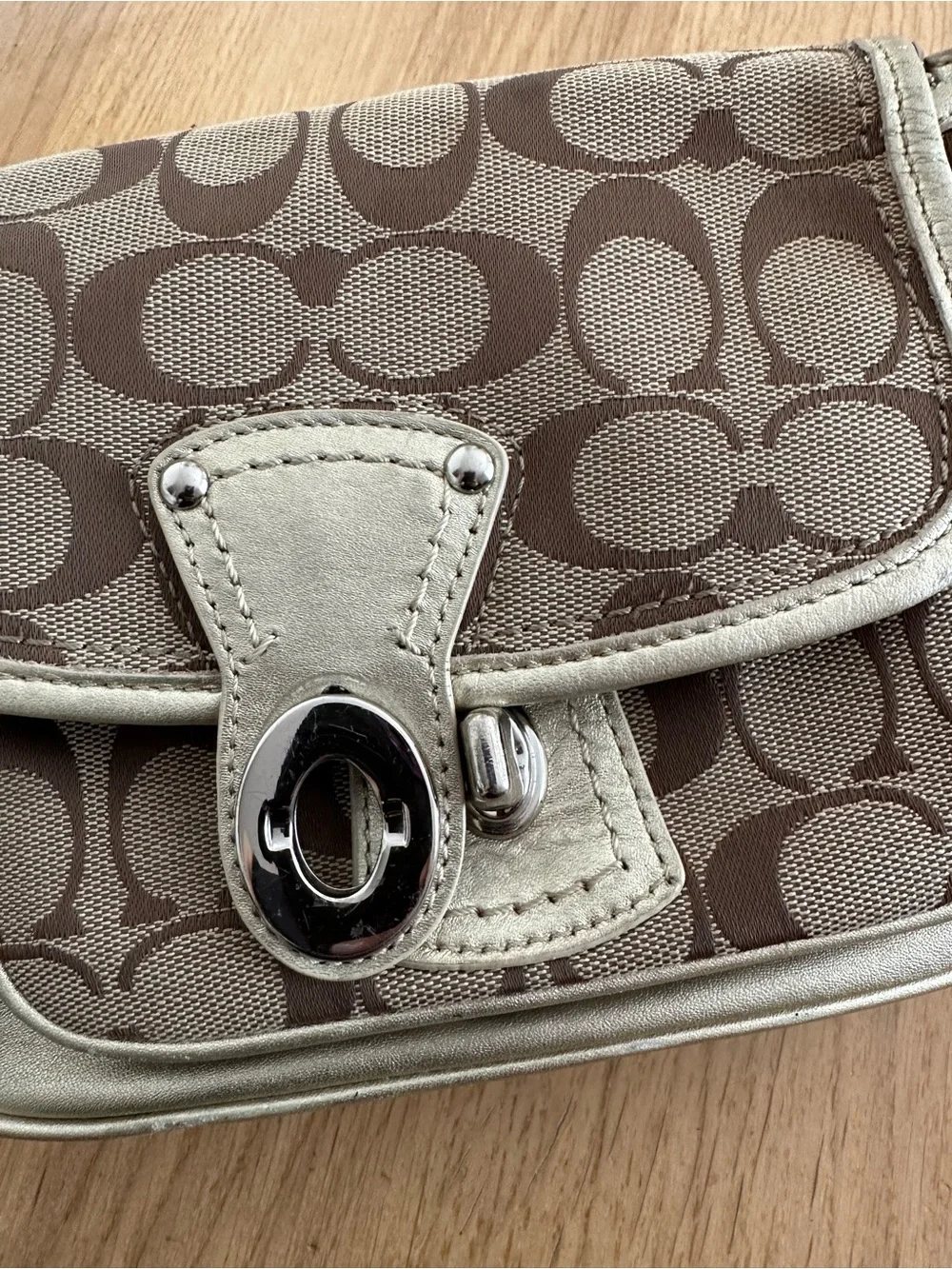 Coach Turnlock Shoulder Bag